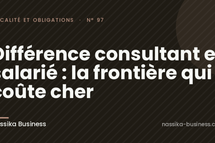 Différence consultant et salarié : la frontière qui coûte cher
